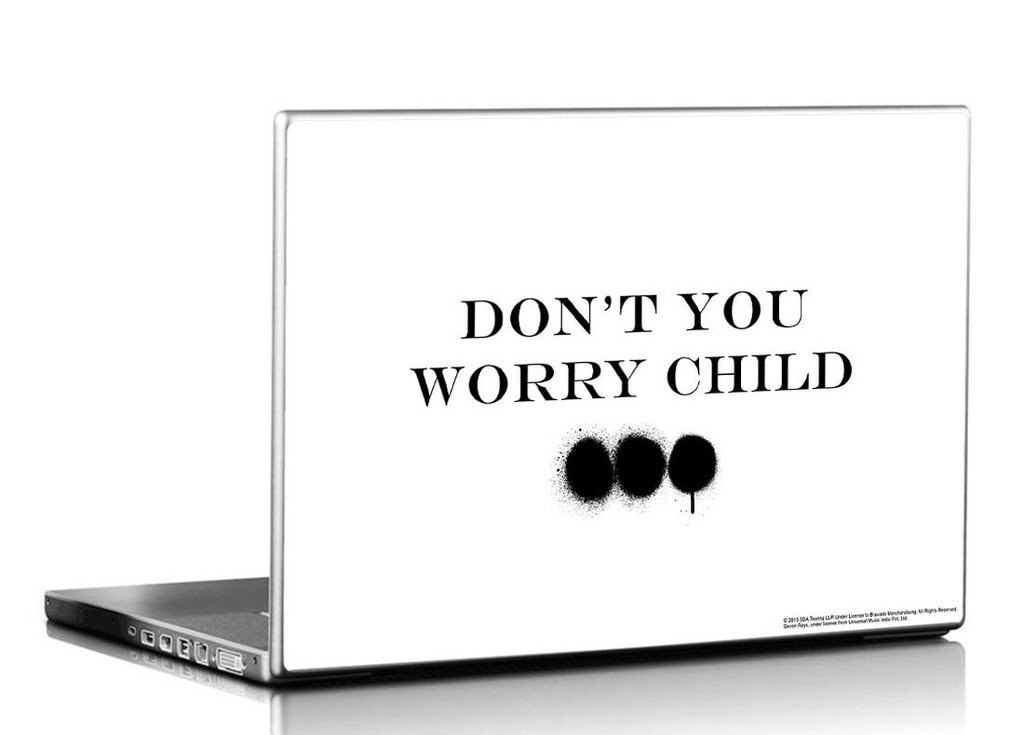 Bravado Swedish House Mafia Don T You Worry Child Laptop Skin Covers Fits For All Models For Screen Size Dimensions 15 X 10 Inches Buy Bravado Swedish House Mafia Don T You