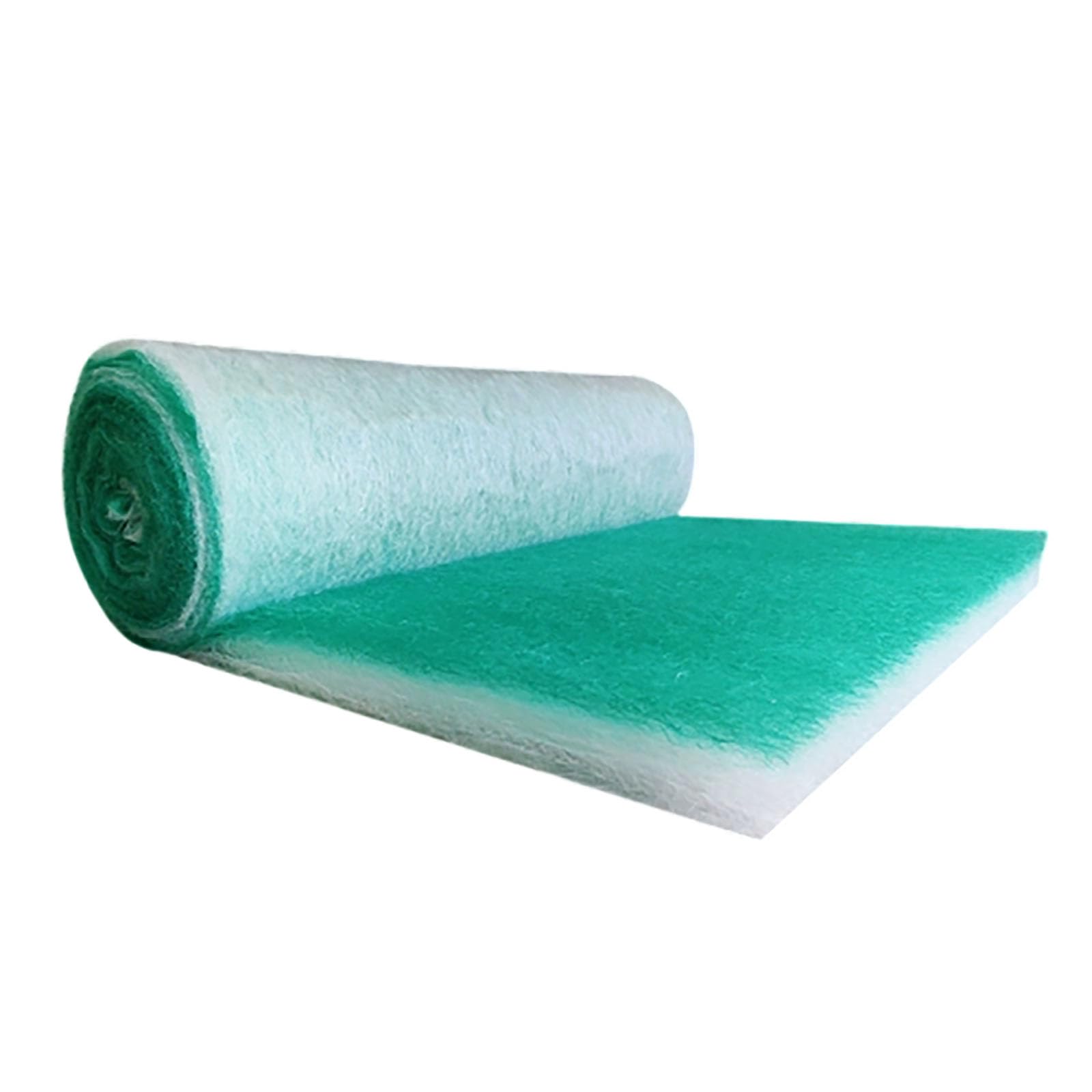 DRISSA Filtros de Cabina de Pintura,Doble Capa Filtro de Cabina de Pulverización Fuerte Adsorción Filtro de Cabina de Aerógrafo Repuesto(Size:3.28x65.6ft(1x20m),Color:Thickness: 80mm)