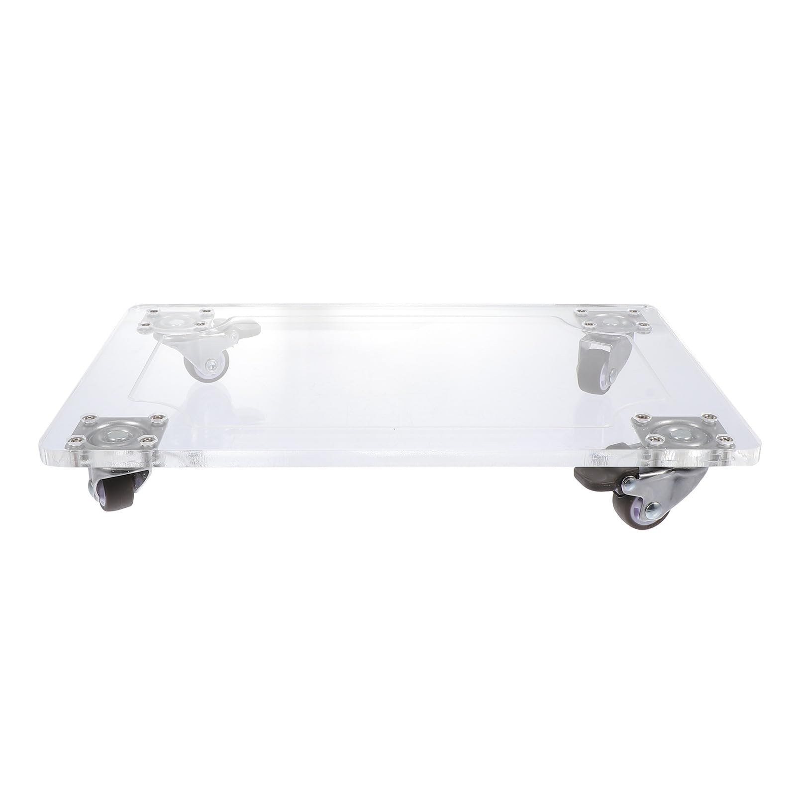 Support pot de fleurs acrylique hydrophobe et plateau mobile ultra résistant