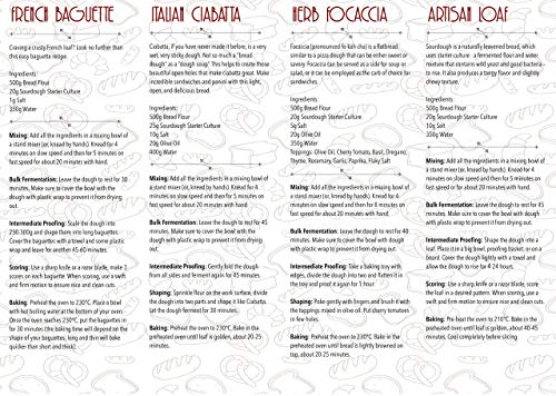 Image of Alla's Posh Flavors Dry Active Sourdough Starter | Instant Culture for Homemade Artisan Bread, Baguette, Ciabatta, Focaccia & Pizza Crust | Direct Use | Commercial Yeast Replacement | 5 x 10 g Sachets