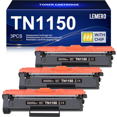 Toner TN1150 noir compatible imprimante Brother HL-L1240W DCP-L1660W 3P