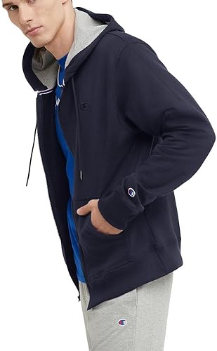 Miniatura 3 de Champion Powerblend - Sudadera con capucha y cremallera para hombre (regular o grande y para hombres altos)