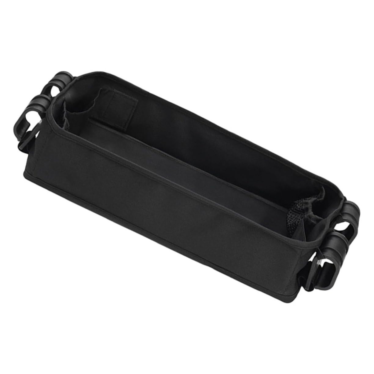 Plateau de Poussette à Clipser Noir Xl en Toile pour Bébé | Porte-tablette et Porte-téléphone, Réglage sur Poignée, Format Portable et Léger