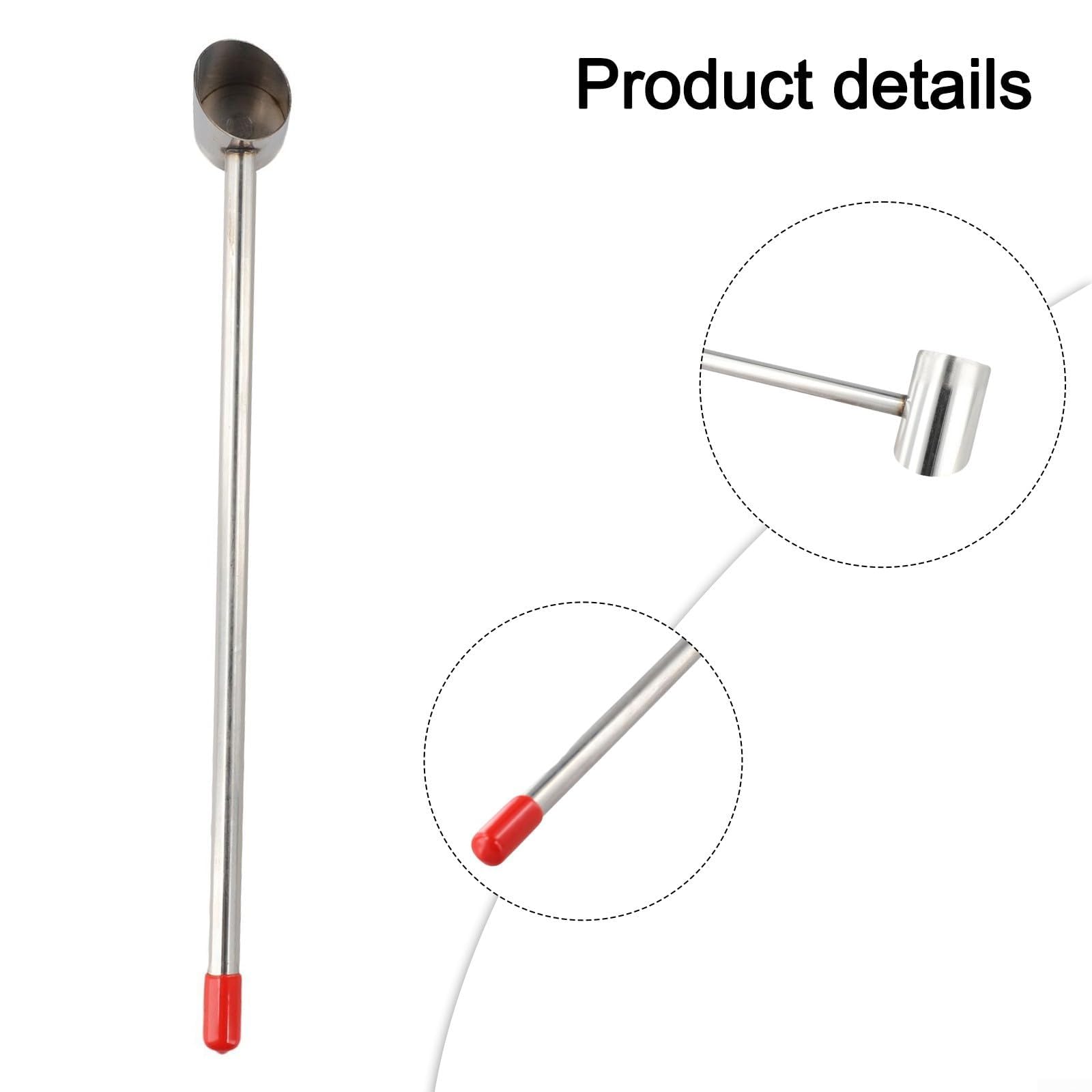 Cuillère à sucre en acier inoxydable pour machine à barbe à papa Design convivial Taille L