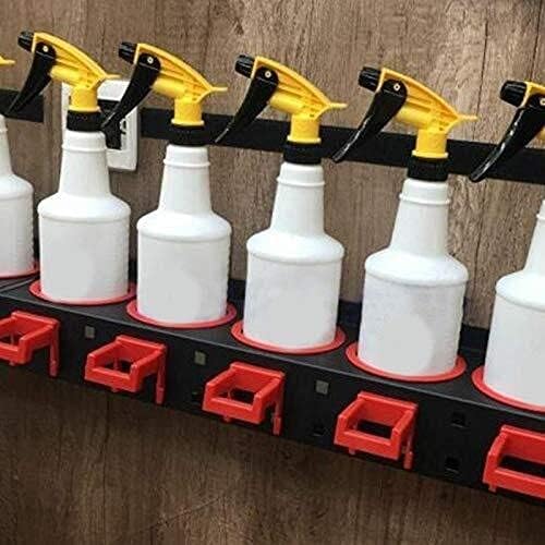Bottle Storage Rack Abrasive Material Hanging Rail Car Beauty Shop Accessory Display Auto Cleaning Detailing Tools Hanger