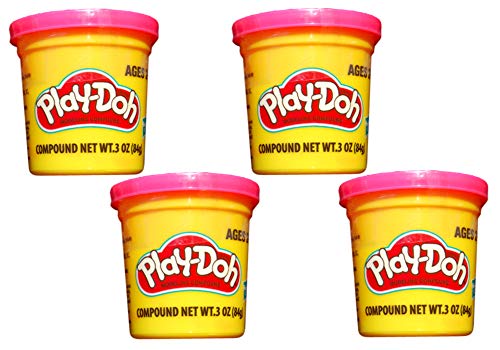 Play-Doh Pink (4 Pack) 3 Ounce Cans