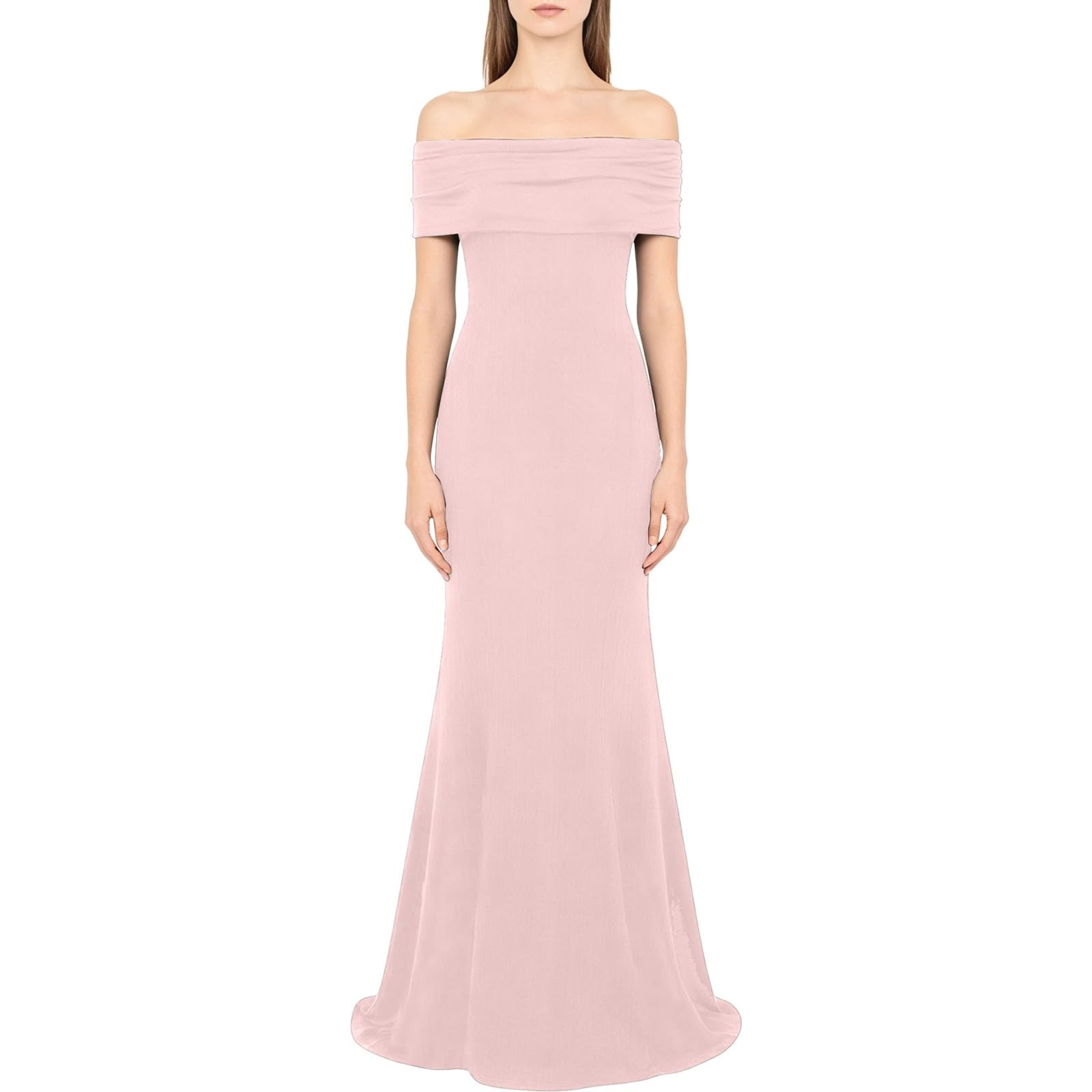 Robe formelle moulante et élégante à épaule dénudée pour femme