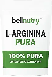 BellNutry L‑Arginina 500g em Pó – Concentrado 100% Puro, Energia e Recuperação
