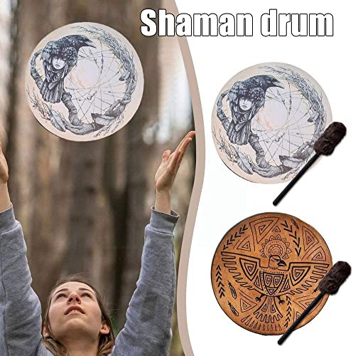 Tambor Shaman LIOONS 25 cm de Diámetro miniatura 6