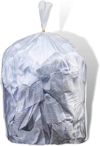 Miniatura 7 de Plasticplace Bolsas de basura de 6 galones  6 micras  Revestimientos transparentes de alta densidad  20 x 22 pulgadas (2000 unidades)