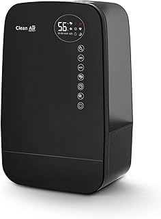 Humidificateur 3 en 1 avec ioniseur, lampe UVC et aromathérapie Clean Air Optima CA-607B - Convient pour les petites et grandes pièces jusqu'à env. 65 m²/160 m³