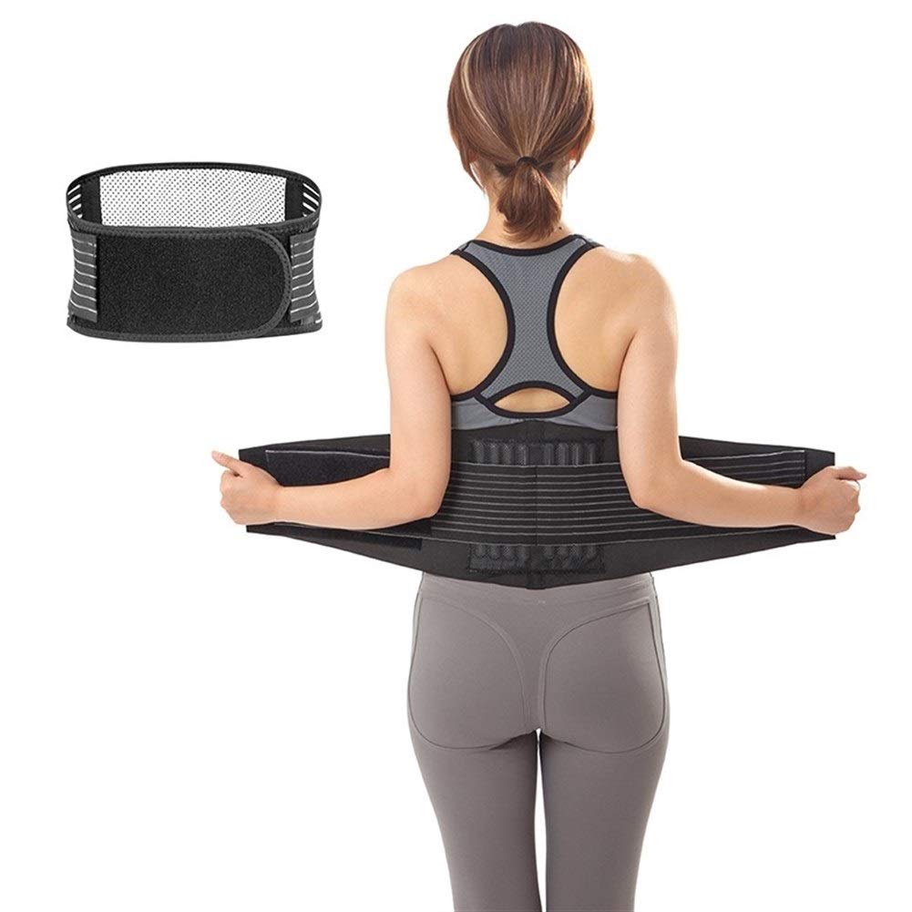 Tutore Lombare Regolabile Tormalina autoriscaldante Terapia Magnetica Cintura di Supporto for la Schiena Cintura Lombare Fascia for Massaggio Salute Cura delle Ossa Uomo Donna,Supporto lomb