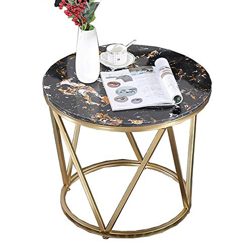 Home&Selected Furniture/Marble Side Table Nordic Iron Art Small Round