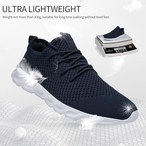 Image of WCIDFY Women Men Running Tennis Shoes Unisex Slip On Gym Walking Shoes | Lightweight, Breathable mesh, Non Slip, Flexible, Comfy, Fashion Sneakers for Daily, Workout, Work, Traveling, Sports, Casual