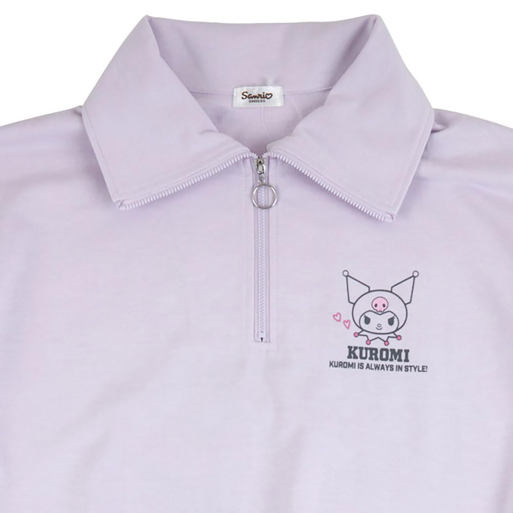サンリオ(SANRIO) サンリオ ハーフジップスウェット トレーナー クロミ クロミちゃん kuromi キャラクター 438014 SANRIO Amazon.co.jp: サンリオ(SANRIO) サンリオ ハーフジップスウェット