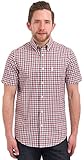 Ben Sherman Men's Short Sleeve House Gingham Button Down Shirt