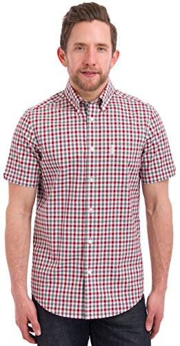 Ben Sherman Men's Short Sleeve House Gingham Button Down Shirt