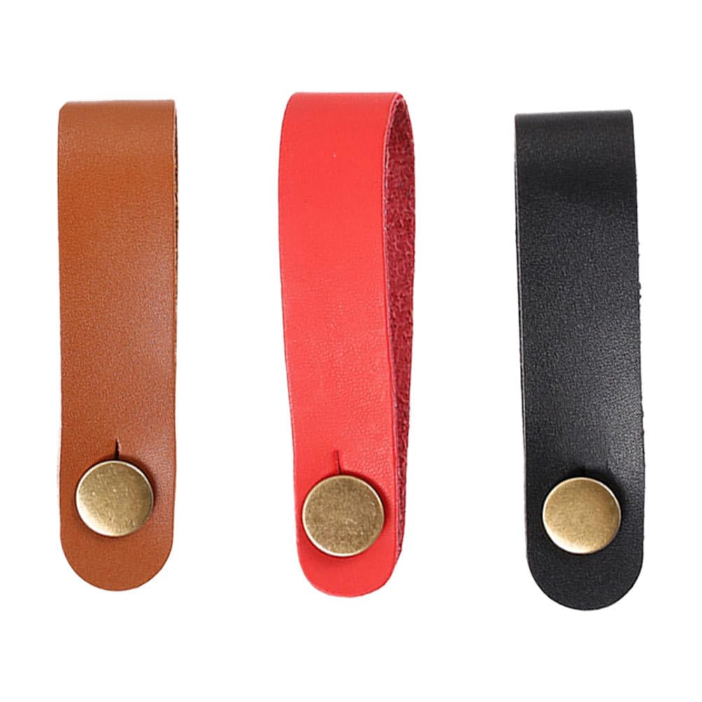 Toddmomy 3 Pcs Guitar Neck Strap Guitar Strap Lock Tie Bass Neck Fret Hook Wall Mount Wall-mounted Microfiber Leather Accessories