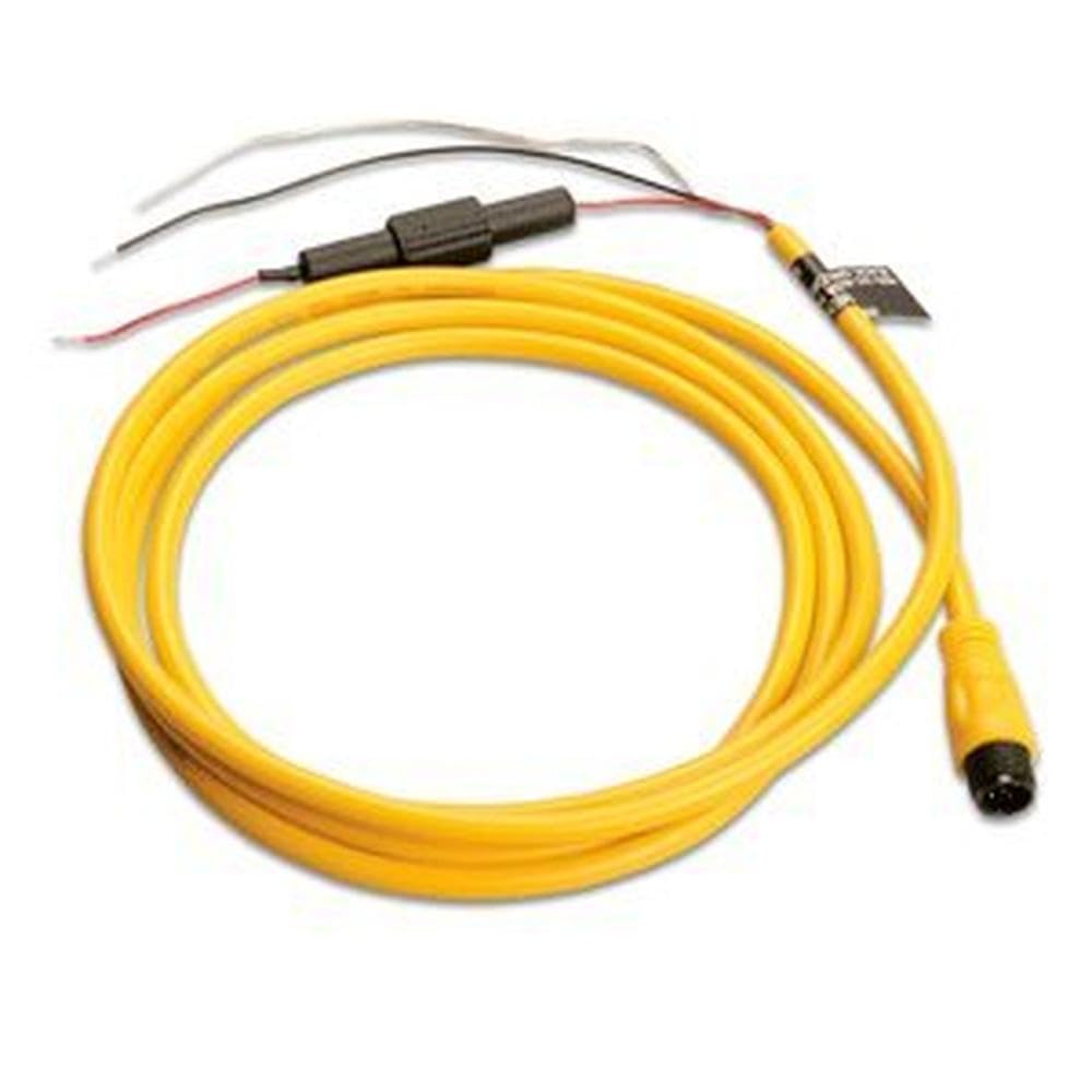 Garmin 010-11079-00 Cavo di alimentazione per rete NMES 2000, lunghezza 2 m, senza angoli retti, colore giallo