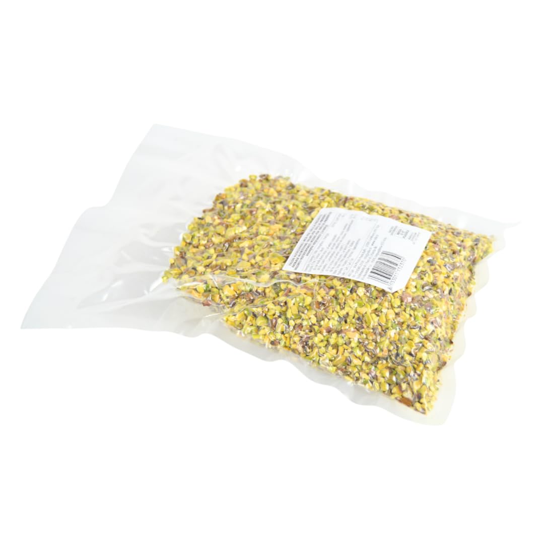 Grano de pistacho, 500 g, ideal para dulces, cremas y decoración de pasteles, pasteles, panettones, tartas y galletas