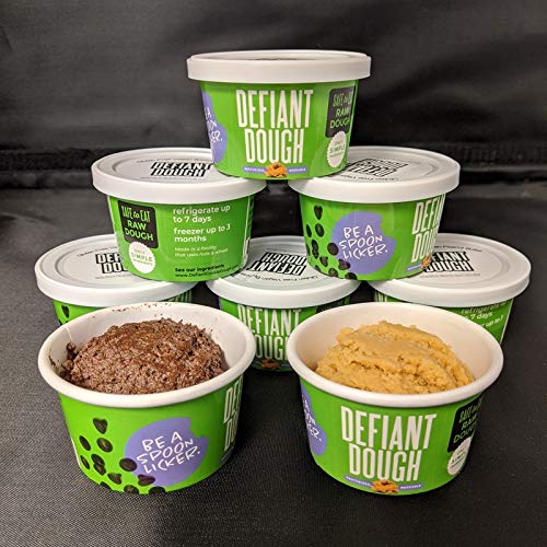 Defiant Dough Gluten Free Vegan Cookie Dough Assortment minis 8 pack