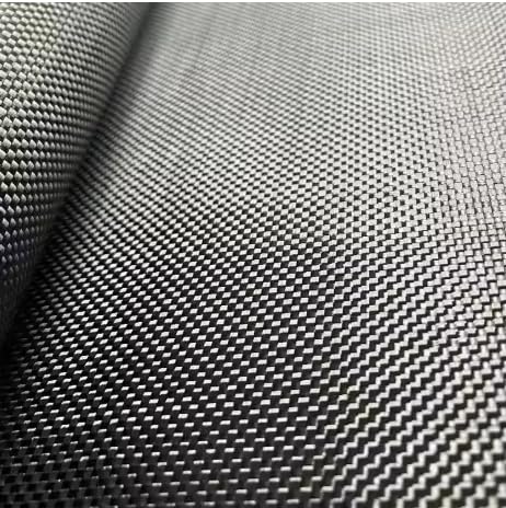 [Grade A] Real Carbon Fiber Cloth 3K 200gsm 2 * 2 Plain Twill Carbon Fabric 50cm Width x 1m Continuous roll up Packaging (Plain, Plain 50cmx4m)