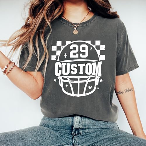 Custom Football Mom Shirt, Personalized Football Team Name and Number Sweatshirt, Gift For Sport Lover2