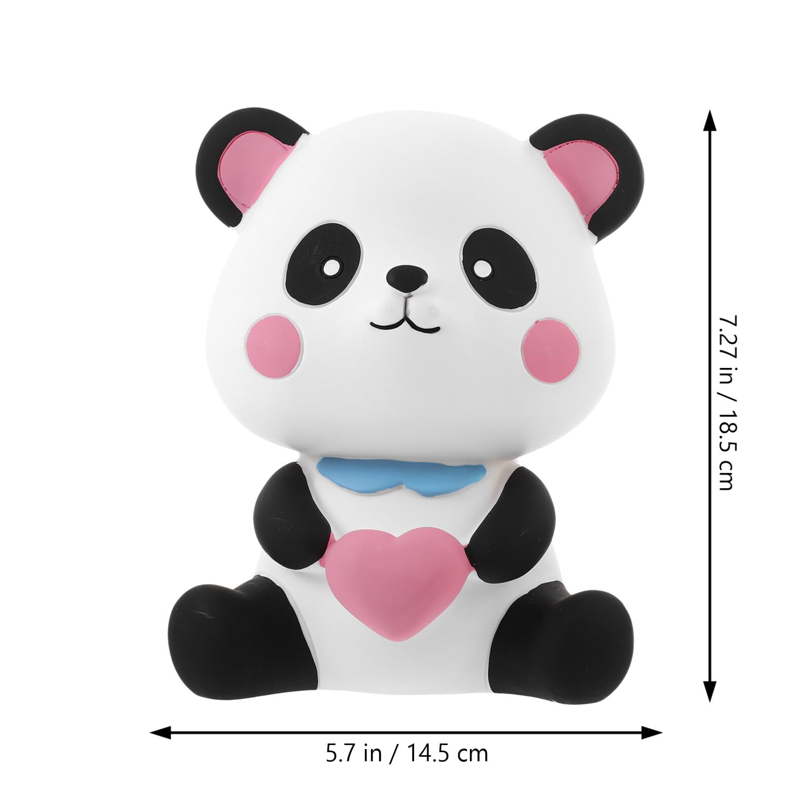 Zerodeko Bonita Alcancia de Panda, Inastillable, Hucha de Panda, Hucha de Animales, para Niños y Niñas, Decoración del Hogar