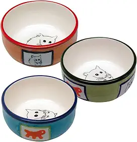 Ferplast PA 1088, Tigela para Hamster, 0,18 Litro, Cerâmica Ferplast para Roedores e outros animais pequenos, Variado