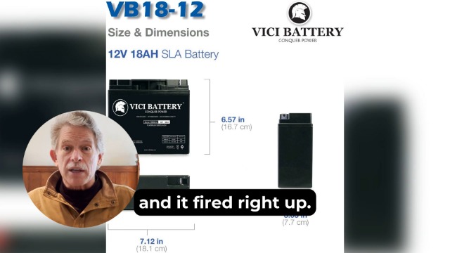 Amazon.com: VICI Battery VB18-12 - 12V 18AH Replacement for