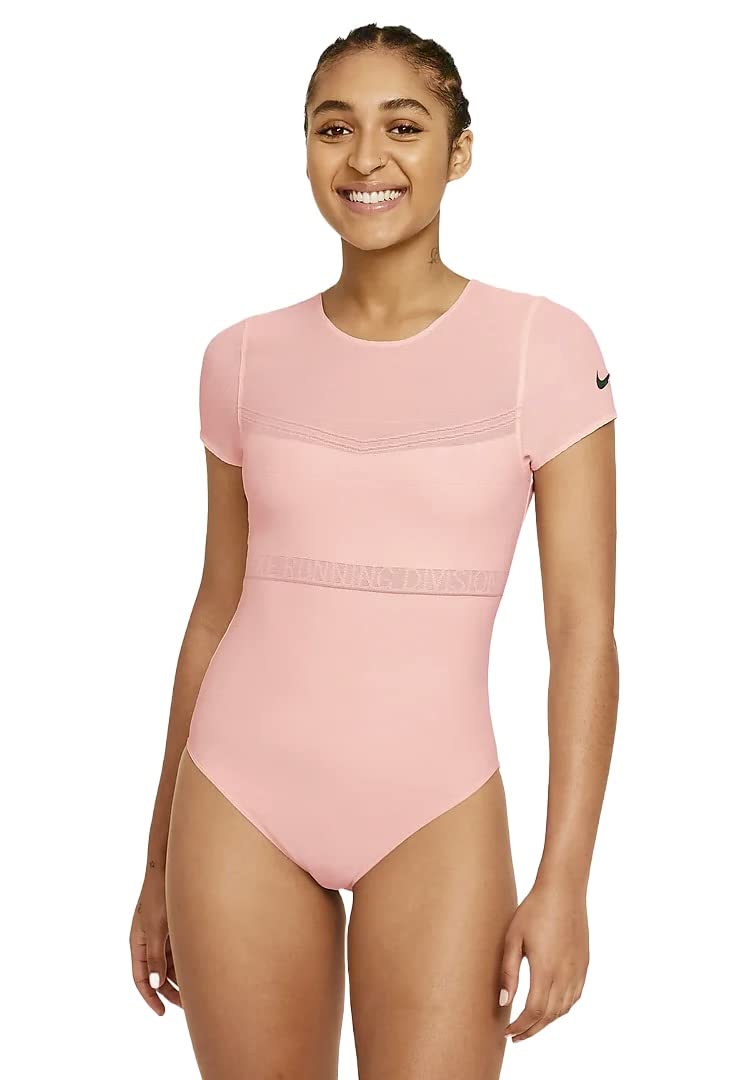 nike air women's printed running bodysuit