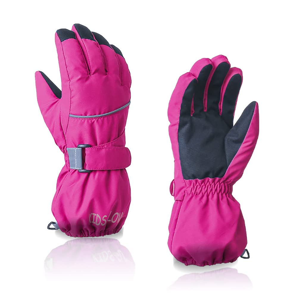 Gants De Ski Enfants Imperméables & Chauds - Motif Lion, Doublure Polaire, 2 à 9 Ans