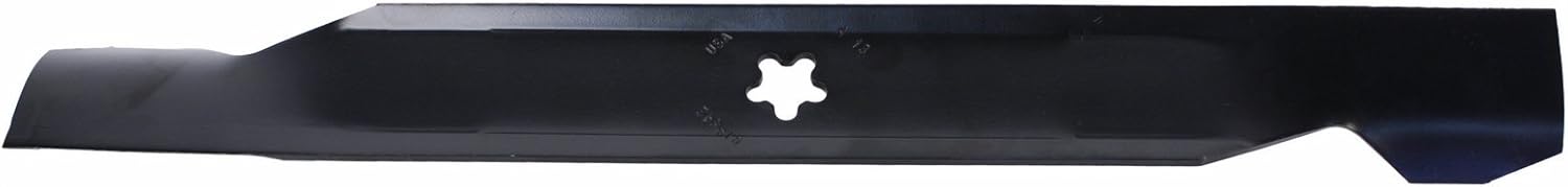 USA Mower Blades (2 AYP842BP High Lift Blade Fits AYP Craftsman Husqvarna 12784 127842 138407 138497 138970 193957 Length 19 5/16in. Width 2 1/4in. Thickness .150in. Center Hole 5 PT ST 38in. Deck