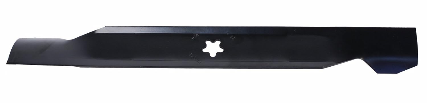 USA Mower Blades (2) AYP842BP High Lift Lawn Mower Blade Fits AYP Craftsman 12784 127842 138407 138497 138970 193957 Length 19 5/16in. Width 2 1/4in. Thickness .150in. Center Hole 5 PT ST 38in. Deck