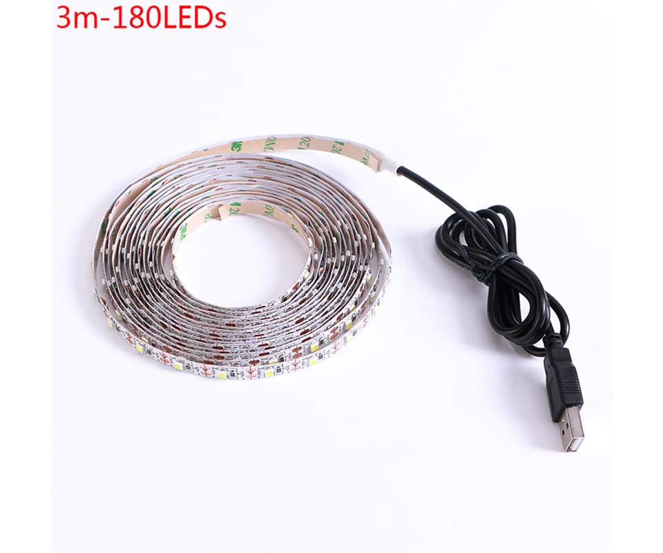 Tira Led Flexible 3M Luz Blanca Cálida USB para TV miniatura 6