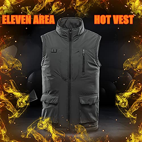 Women's Plus Size Heated Vest Down Puffer Vest Men Lightweight Heated Vest Warm Outdoor Clothing Heated Winter Coat2