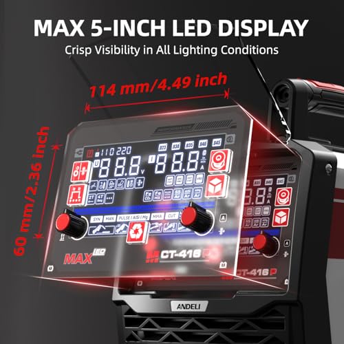 ANDELI 6-in-1 Pulse MIG Welder
