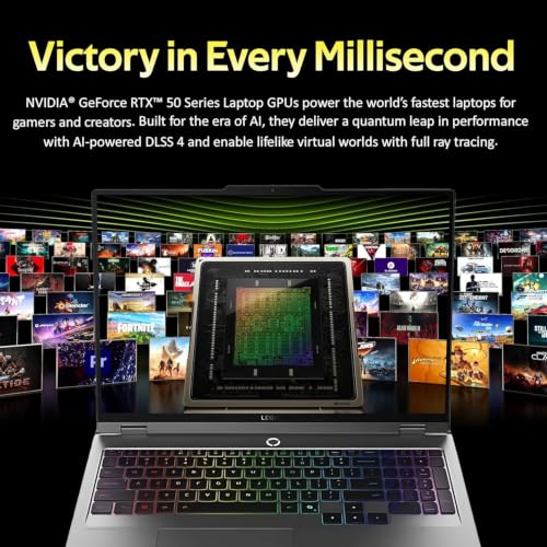 Image of Lenovo Legion 5 16 inch WQXGA(2560 x 1600) IPS 240Hz Gaming Laptop, Intel Ultra 9 275HX (Up to 5.4GHz), 64GB DDR5 RAM, 2TB SSD, NVIDIA GeForce RTX 5060 8GB GDDR7, Backlit Keyboard, WiFi 7, Win 11