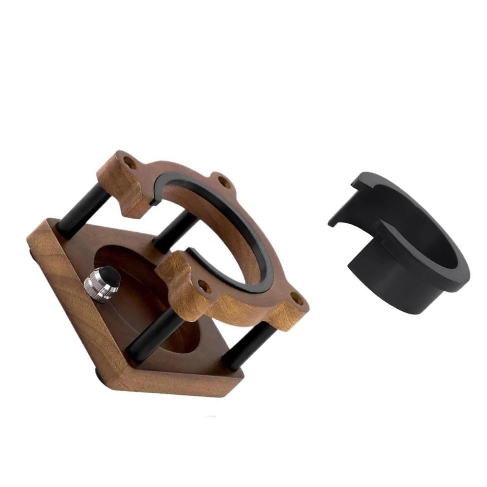 Stazione Di Pigiatura Del Caffè Manuale In Legno for Espresso Base Da 51/53/58 Mm for Tavolo Da Caffè Cucina Caffetteria Supporto Stabile