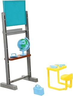 SEWACC 1 Conjunto Conjunto De Aprendizagem Modelo Auxiliar De Ensino Mini Material De Casa Mini Material De Sala De Aula Acessórios De Sala De Aula Para Mini Casa Bolsa De Plástico