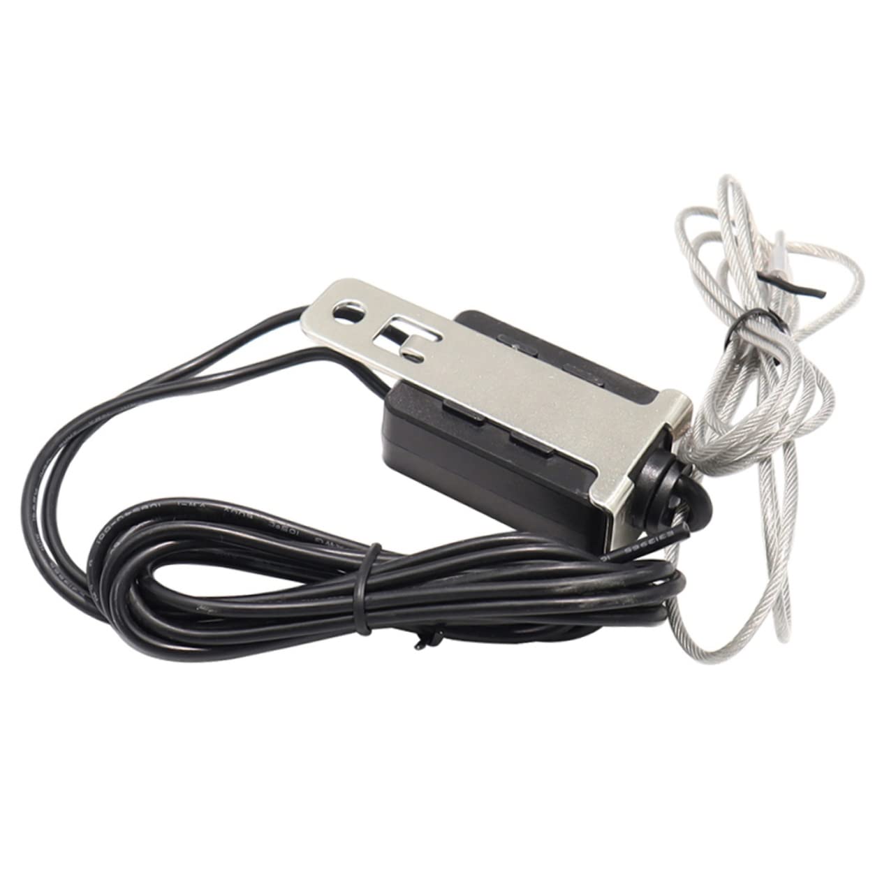 Happyyami Trailer Brake Breakaway Switch with Coiled Cable Electric Brake Switch for Rv Towing Trailers Durable Wire Construction Compatibility for Safe Towing