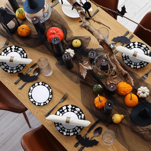 Sieral AE-SIERAL-7628 120 Pcs Halloween Party Paper Plates Set thumb #4