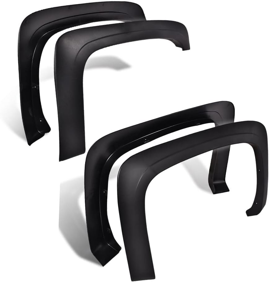 CHEDA Guardabarros para guardabarros, compatibles con Chevy Silverado 1500/2500HD/3500HD 2007-2013, cama larga de 78.7 pulgadas / 97.6 pulgadas, 4 CHEDA Guardabarros para guardabarros, compatibles con Chevy Silverado 1500/2500HD/3500HD 2007-2013, cama larga de 78.7 pulgadas / 97.6 pulgadas, 4