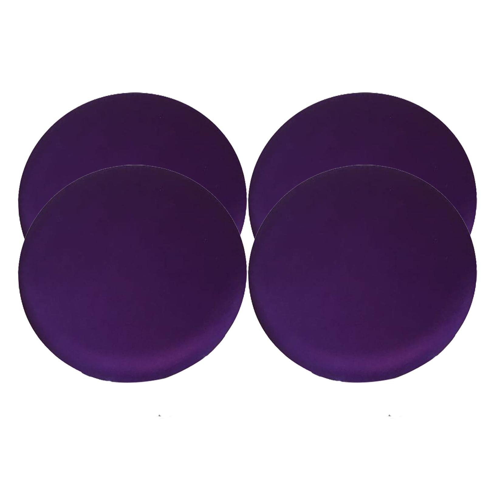 Housses de tabourets de bar violettes lavables et extensibles pour cuisine