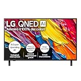 LG QNED AI QNED84 TV 43 pollici, Smart TV 4K, Processore α7 Gen8, Dynamic QNED Color, Design Ultra Slim, webOS con AI e telecomando puntatore AI, Gaming con VRR 4K@60Hz, 43QNED84A6C 2025