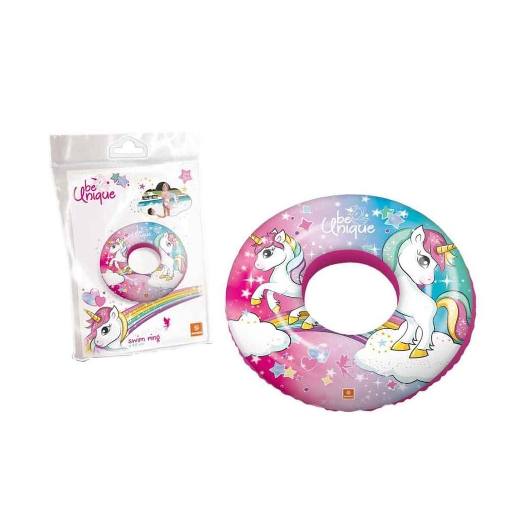 Mondo Uniseks - Dzieci Unicorn MOO16778 Koło do Pływania, Wielokolorowy, Ø 50 cm