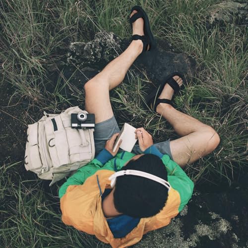 Mens Hiking Sandals with Arch Support - Cushion Sport Athletic Walking Sandles Outdoor Summer Comfortable Casual Waterproof Beach Water Sandal for Wide Feet 6