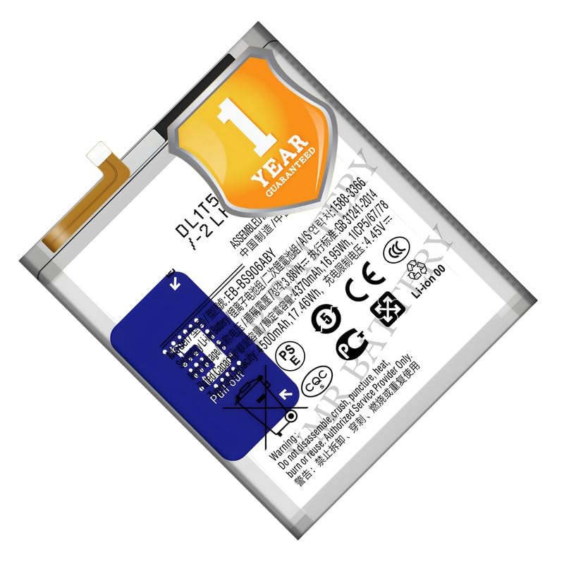 Image of Original EB-BS906ABY Battery Compatible for Samsung Galaxy S22+ 5G (SM-S9060, SM-S906B, SM-S906B /DS, SM-S906E) - (4500mAh) - 1 Year Warranty K7