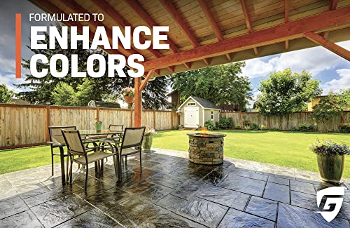 Cryli-Tek 5505-5 Gallons Solvent Based Acrylic High Gloss Wet Look Water Repellent, Concrete Sealer and Paver Sealer