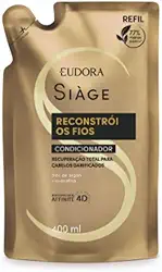 SIAGE CONDICIONADOR RECONSTROI OS FIOS 400ML REFIL
